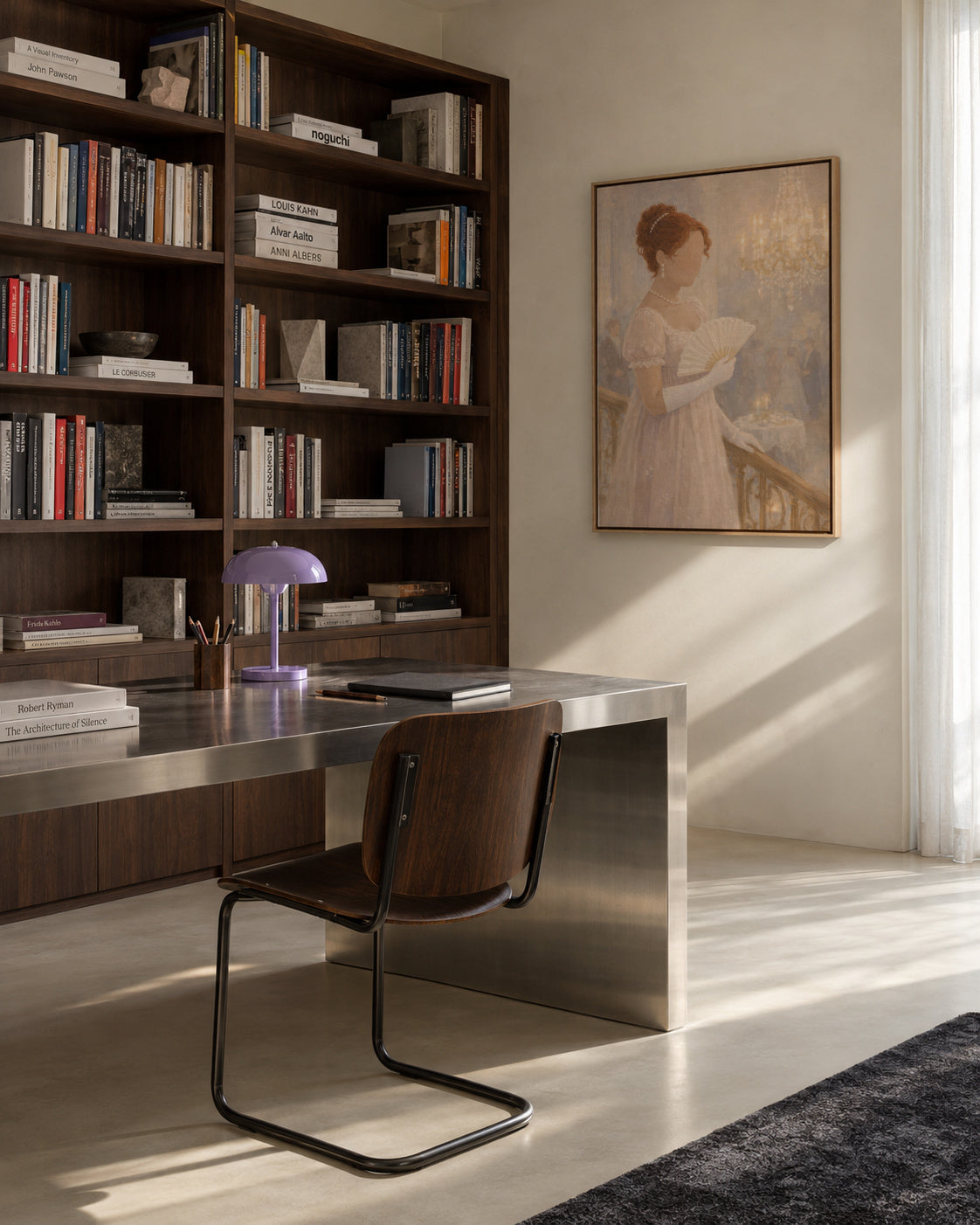 Ivory Ballroom - Framed canvas in an interior