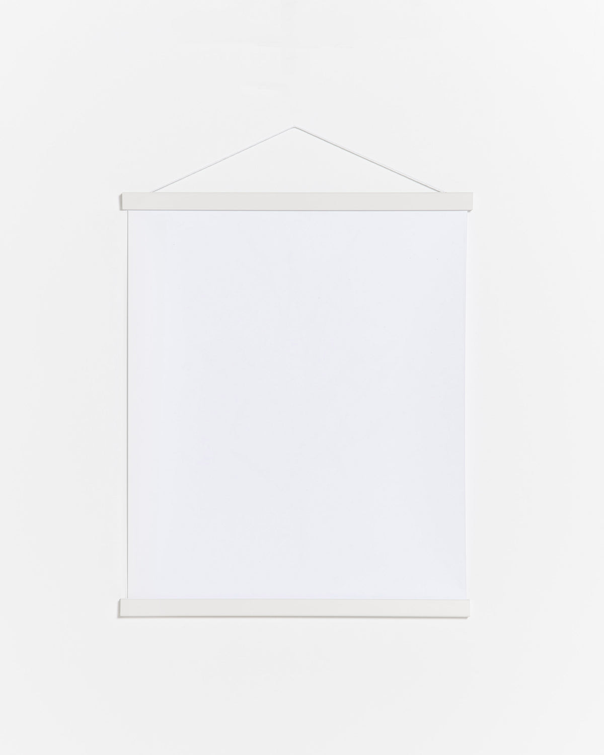 Colgador para póster de 50cm de madera y color blanco