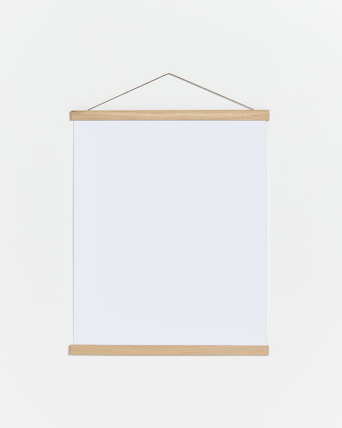 Colgador para póster de 30cm de madera y color roble