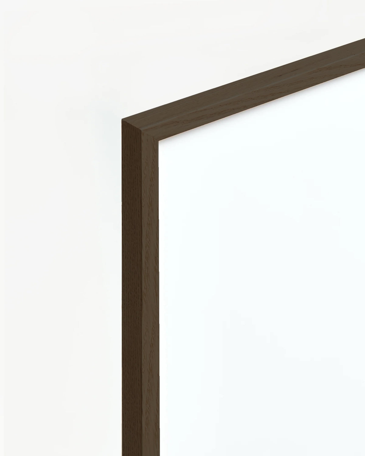 Marco roble oscuro 30x40